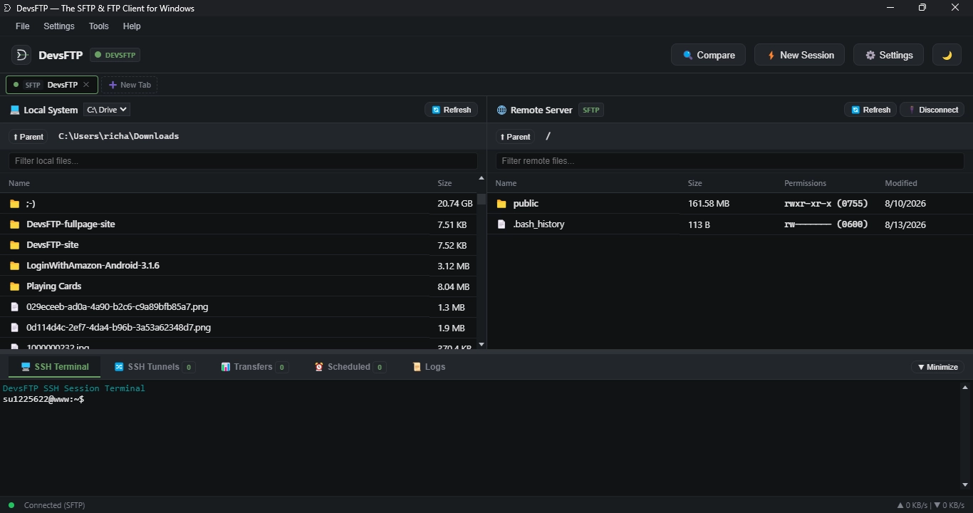 File Explorer Interface (Dark Theme)